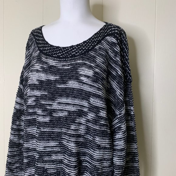 Eileen Fisher Bateau Neck Knit Top Sweater NEW L - Picture 2 of 7